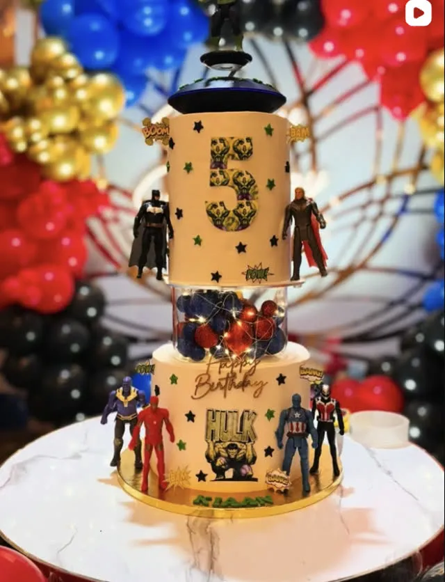Custom celebration cake by Cherry Crumble Cake Studio, Noida